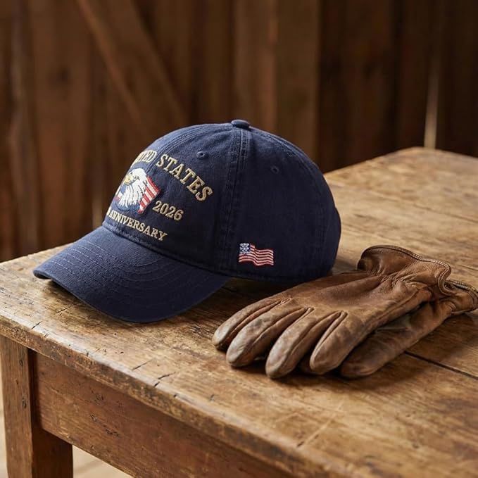 Gorra patriótica ajustable 250 aniversario Estados Unidos miniatura 4