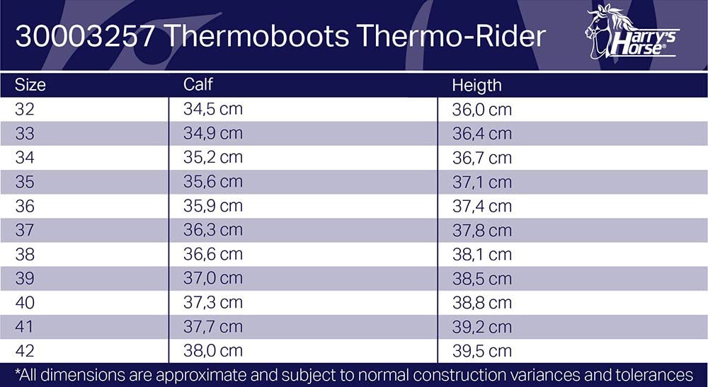 Harry's Horse Thermo Rider 30003257 Bottes d'équitation d'hiver pour femme
