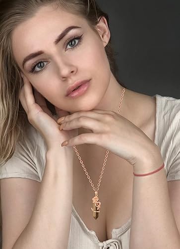 Miniatura 3 de MAIBAOTA Collar de cristal para mujer, collar con colgante de piedra natural, collar de joyería de piedras preciosas de cristal natural, regalo