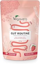 Vegavero Gut Routine | Fiber & Probiotic Complex for Gut Health | 7g Fiber, 12 Billion CFU, Psyllium & B Vitamins | 300g Powder | Natural, No Additives & Vegan