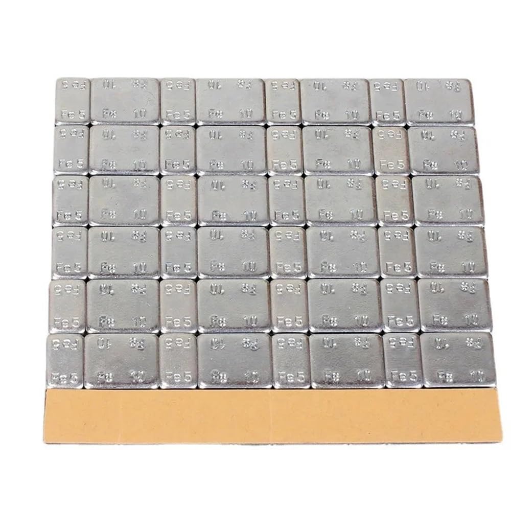 Samoprzylepne ciężarki do kół 80/200 szt. 5g/10g pasujące do felg aluminiowych samochodów/motocykli | Samoprzylepne klocki wyważające do opon 5g 10g – wstępnie przycięte do wyważania felg aluminiowych(200Pcs)