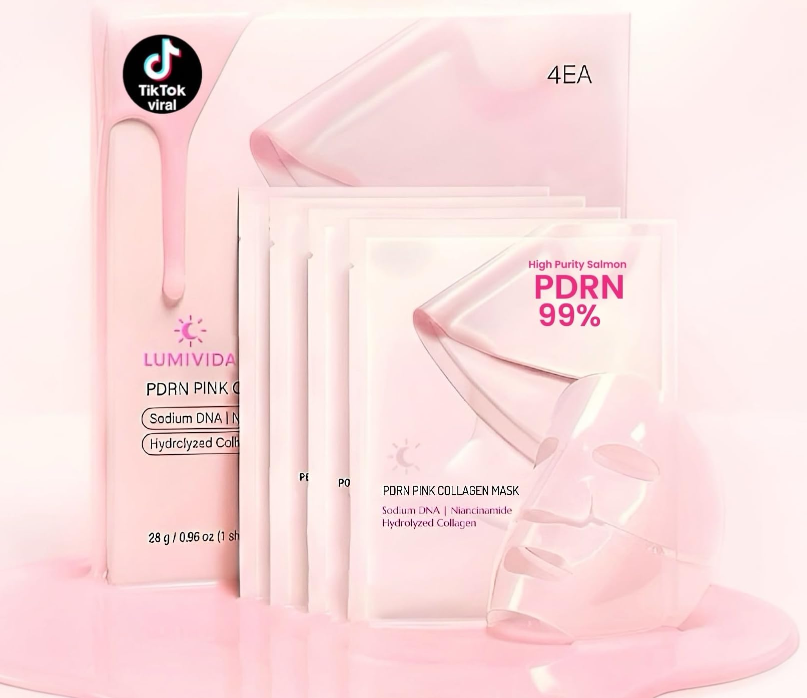 happyhappy8　リジュラン　SALMON DNA ×3本 Amazon.com : Salmon DNA PDRN Anti-Aging Jelly Gel Mask | Overnight