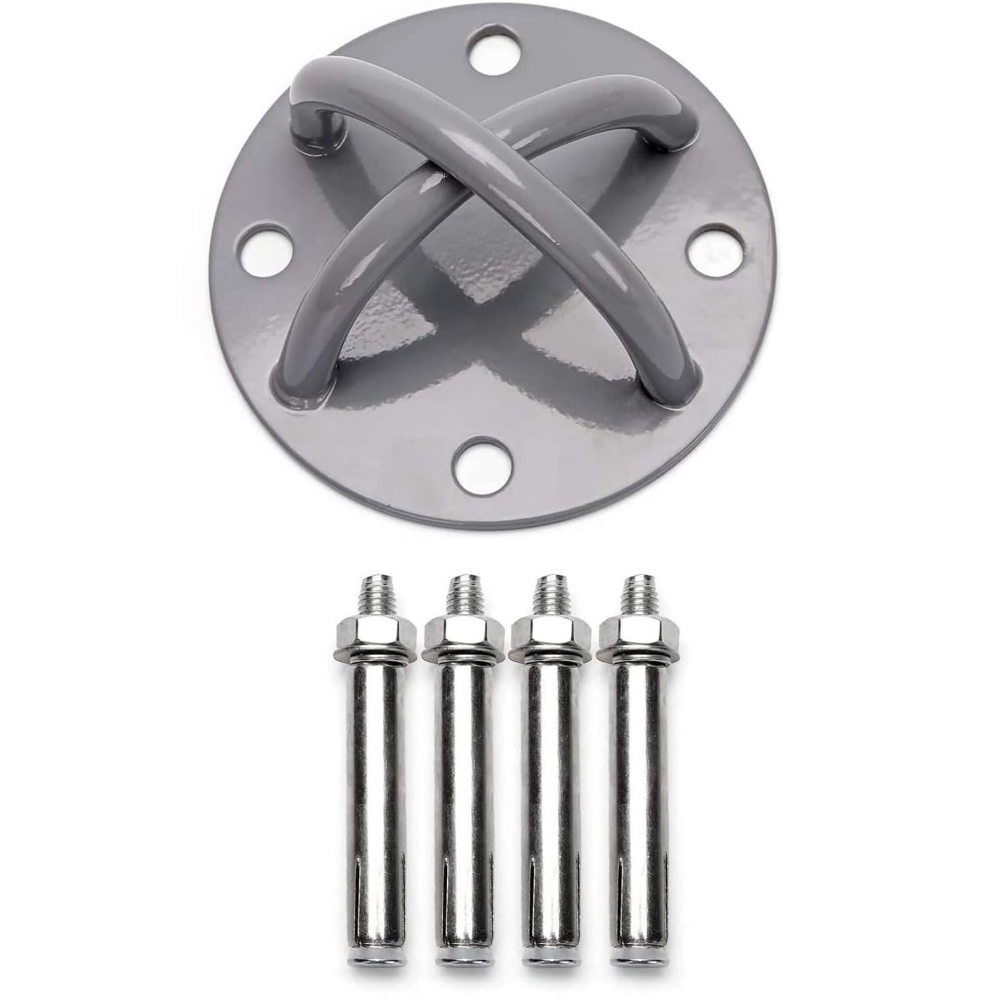 Ceiling Mount and Wall Mount for Sling Trainer Training, Steel Ceiling Anchor for Home Gym, Compatible with Suspension Trainer, Yoga Aerial and Training Ropes. Heavy Duty Steel