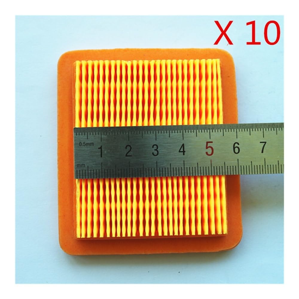 Filtro de aire compatible con desbrozadora GX50 GX-50 (repuesto)(10 pcs air filter)