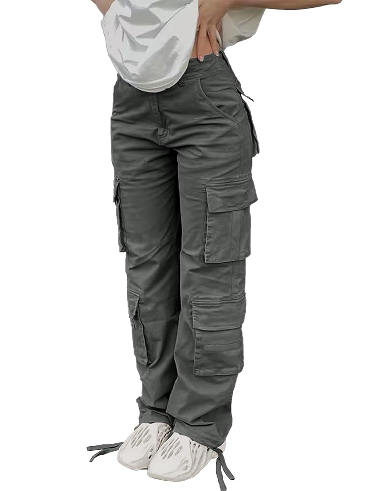 ち*様 Good enough cargo pants 希少 Kid Girls Cotton Cargo Pants High Waist Dungarees Casual