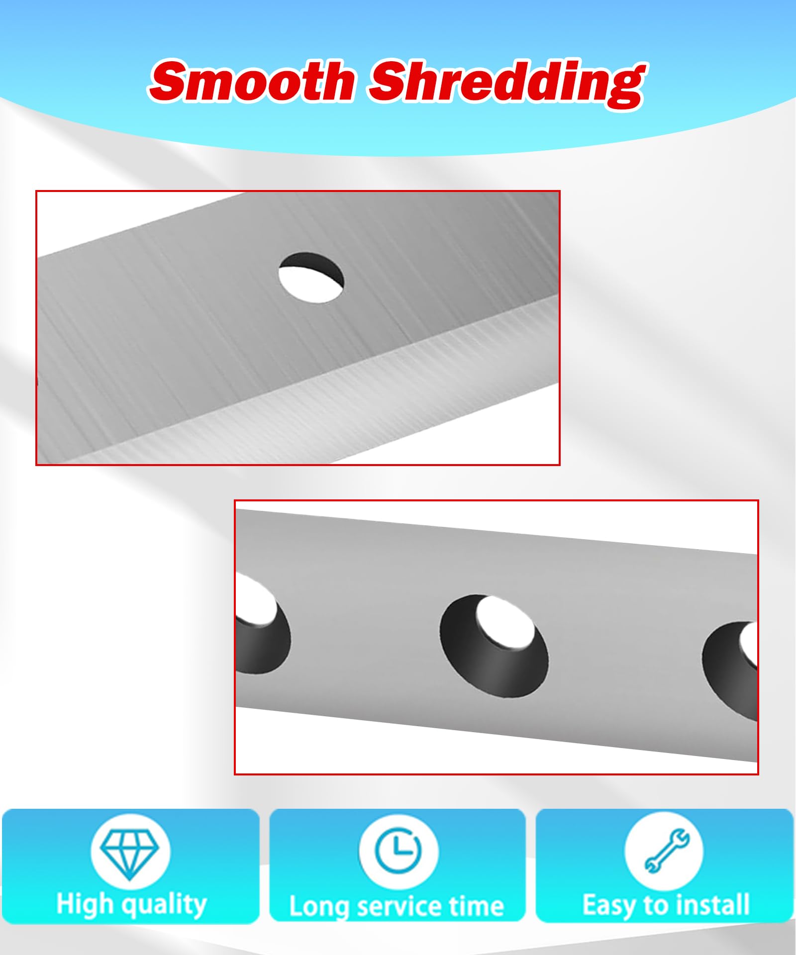 Paquete de 4 cuchillas de madera con tornillo compatibles con Greatcircleusa GUO054 Mini trituradora de madera de acero, EFCUT C30, C30 Mini, C30 Lite y trituradoras de madera 3 en 1