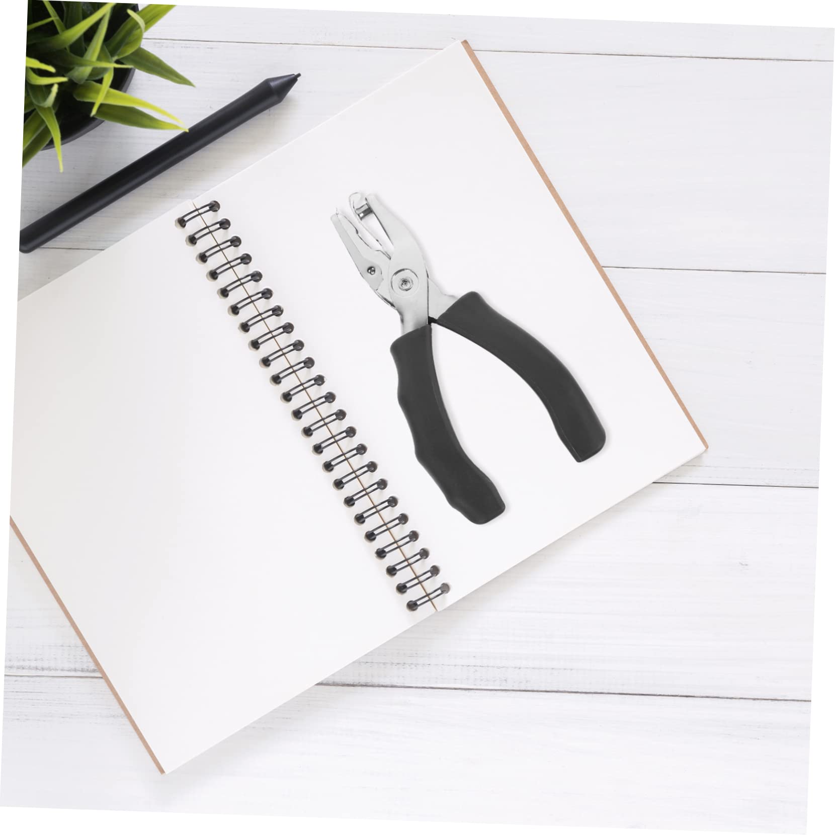 OSALADI 3pezzi Perforatore Portatile Per Carta Con Impugnatura Morbida Puncher Per Foro Per Ufficio e Scuola Realizzato Materiale Durevole Per Carta Cartone e Sottile Facile Da Usare