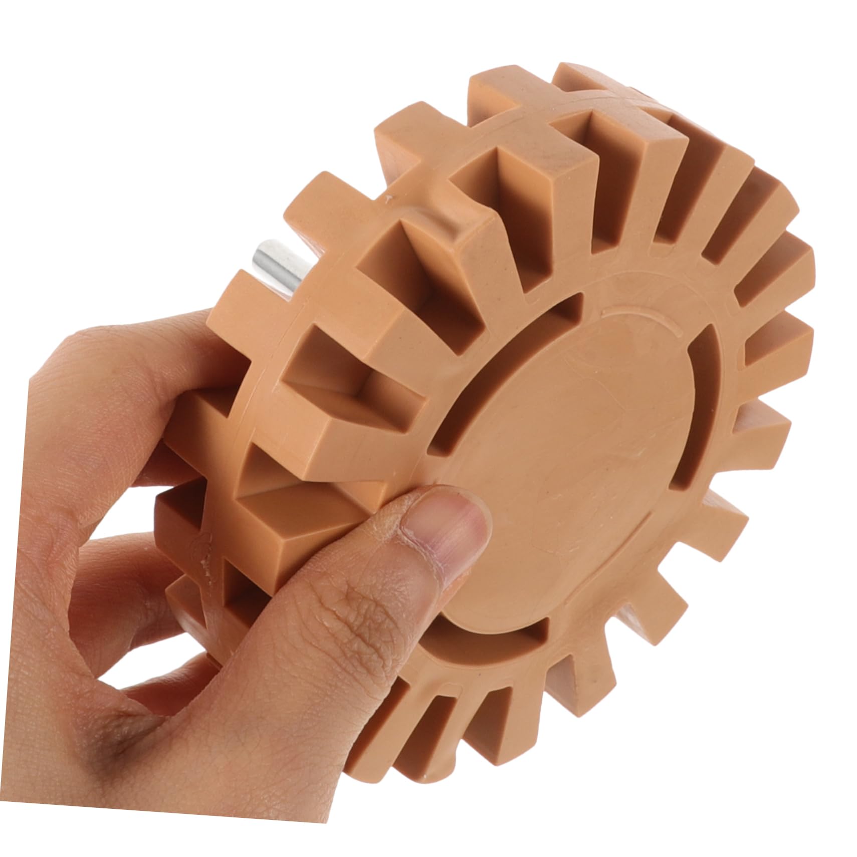 Radiergummi zum Entfernen von Kleberückständen Gummi Aufkleberentferner 2 Stück mit Gezahntem Design für Auto Aufkleber und Etiketten