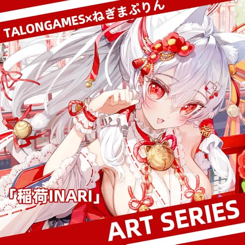 Image of TALONGAMES Glass Gaming Mouse Pad 稲荷 INARI, Special High-Speed Coating, Ultimate Speed, Ultra-Thin 1mm Design, High Precision, Esports, Silicone Anti-Slip Base, 490x420mm ULTRAPAD, Art Series