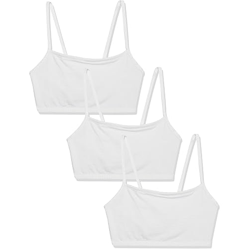Fruit of the Loom Women's Spaghetti Strap Cotton Pullover Sports Bra