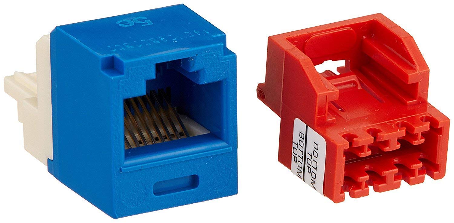 【新品】panduit mini-com cc5e88bl 30個セット Amazon.com: Panduit CJ5E88TGBU-24 Mini-com Cat5E Modular