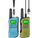 Inspireyes Walkie Talkies for Kids Rechargeable,Toys for Boys and Girls, 2 Pack Long Range 2-Way Radios, Birthday Gifts,Christmas Stockings, Outdoor Play, Family Games, Hiking Camping Gear