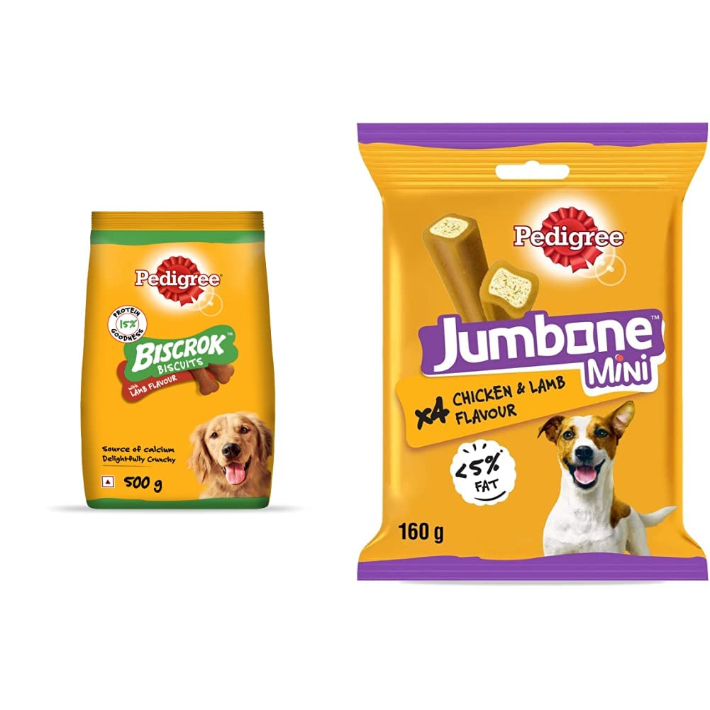 See full amazon price history chart for Pedigree Biscrok Biscuits Dog Treat (above 4 Months) Lamb Flavour, 500g Pack & Pedigree Jumbone Mini Adult Dog Treat, Chicken & Lamb - 160 g Pack (4 Treats) Pedigree Biscrok Biscuits Dog Treat (above 4 Months) Lamb Flavour, 500g Pack & Pedigree Jumbone Mini Adult Dog Treat, Chicken & Lamb - 160 g Pack (4 Treats) (B0B8Z9PSTW) Amazon Price History, Amazon Price Tracker