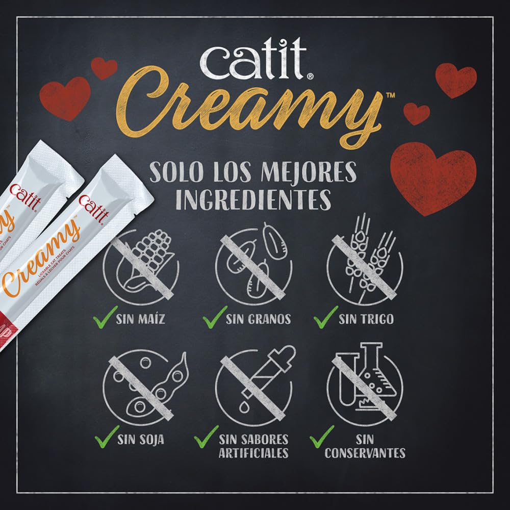 Snack húmedo para Gatos Catit Creamy Multi Pack 50x10gr