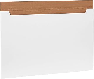 Aviditi White Corrugated Cardboard Easy-Fold Mailer Box, 36" L x 24" W x 1/4" H, Pack of 20, Crush-Proof, for Shipping and Mailing UPS, USPS and FedEx