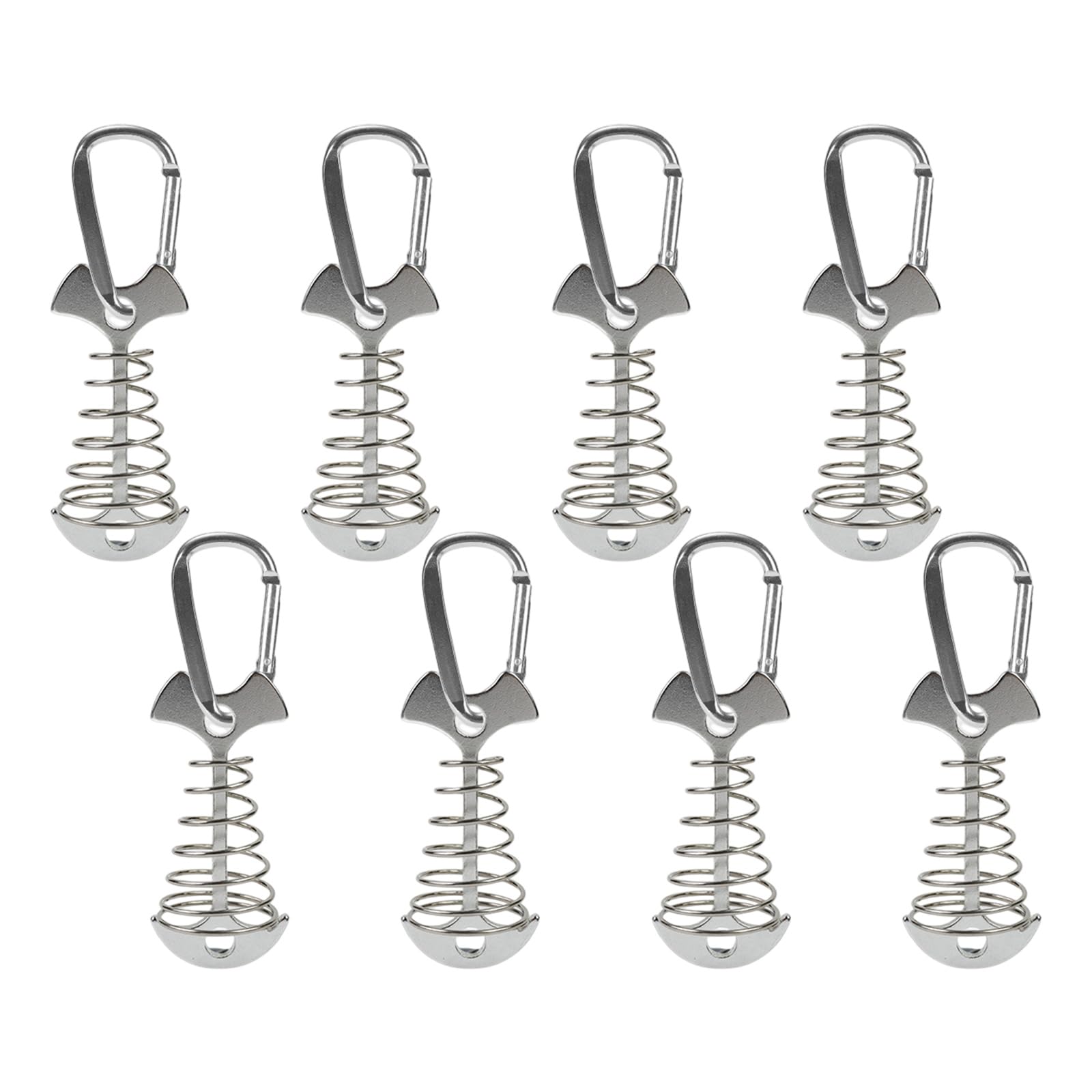 ZBIianxer 8pack Outdoor Travel Camping Tarps Stakes Ground Organizers Tent Pegs Suitable for Outdoor Activity Durability Aluminum Camping