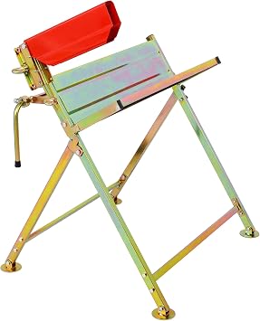 Folding Chainsaw Sawhorse, Heavy Duty Steel Log Cutting Stand