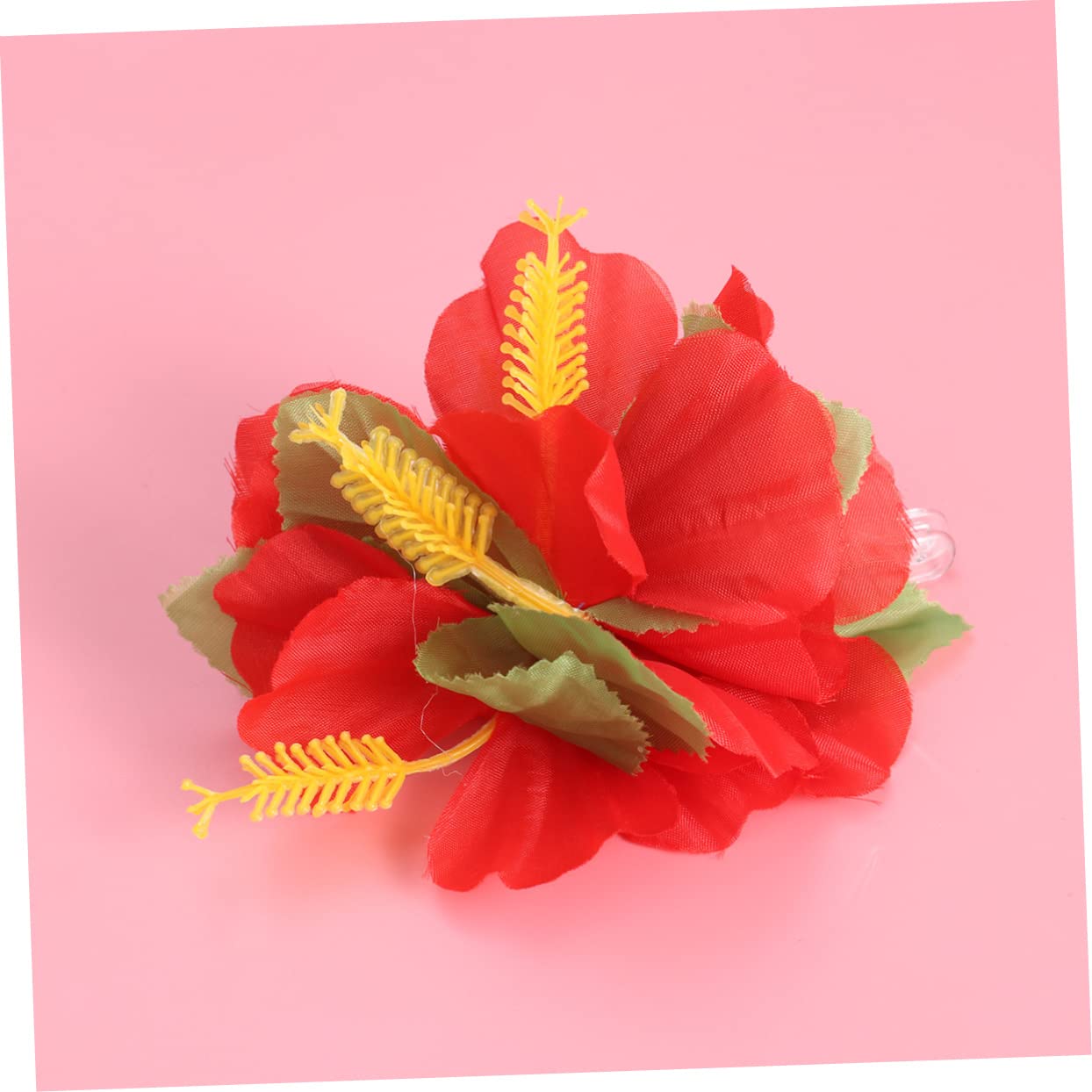 FRCOLOR Lot de 16 barrettes à cheveux pour mariée - Pinces à cheveux - Accessoires de cheveux de mariage - Épingles à cheveux - Barrettes à cheveux pour filles - Hibiscus Hawaii