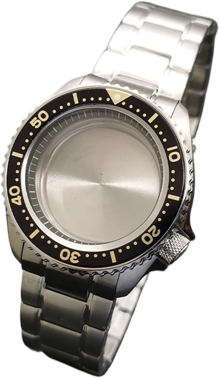 42mm SKX007 Watch Case with Flat Sapphire Glass - Compatible with NH35 NH36 4R 7S Movements