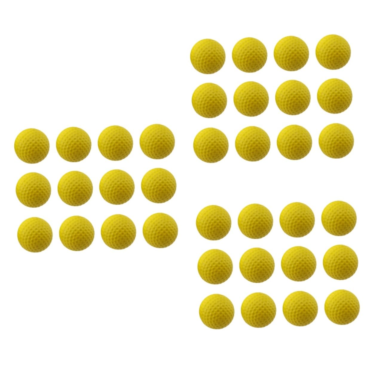 BESPORTBLE 36 Pz all'aperto palline da tennis in schiuma palline colorate giallo pu golf Palline elastiche sfere elastiche alte pratica pratica palla con la palla