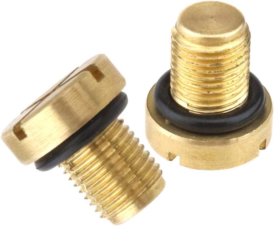 D2D Coolant Tank Bleeder Screw Radiator Hose Bleed Vent Screw + Rubber O-ring for Car Parts, 17111712788