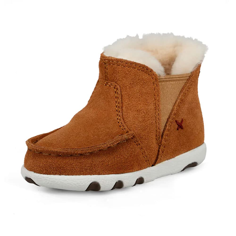 Twisted X Baby Boys' 'S Chukka Driving Mocs - ICA0021 7 D Brown