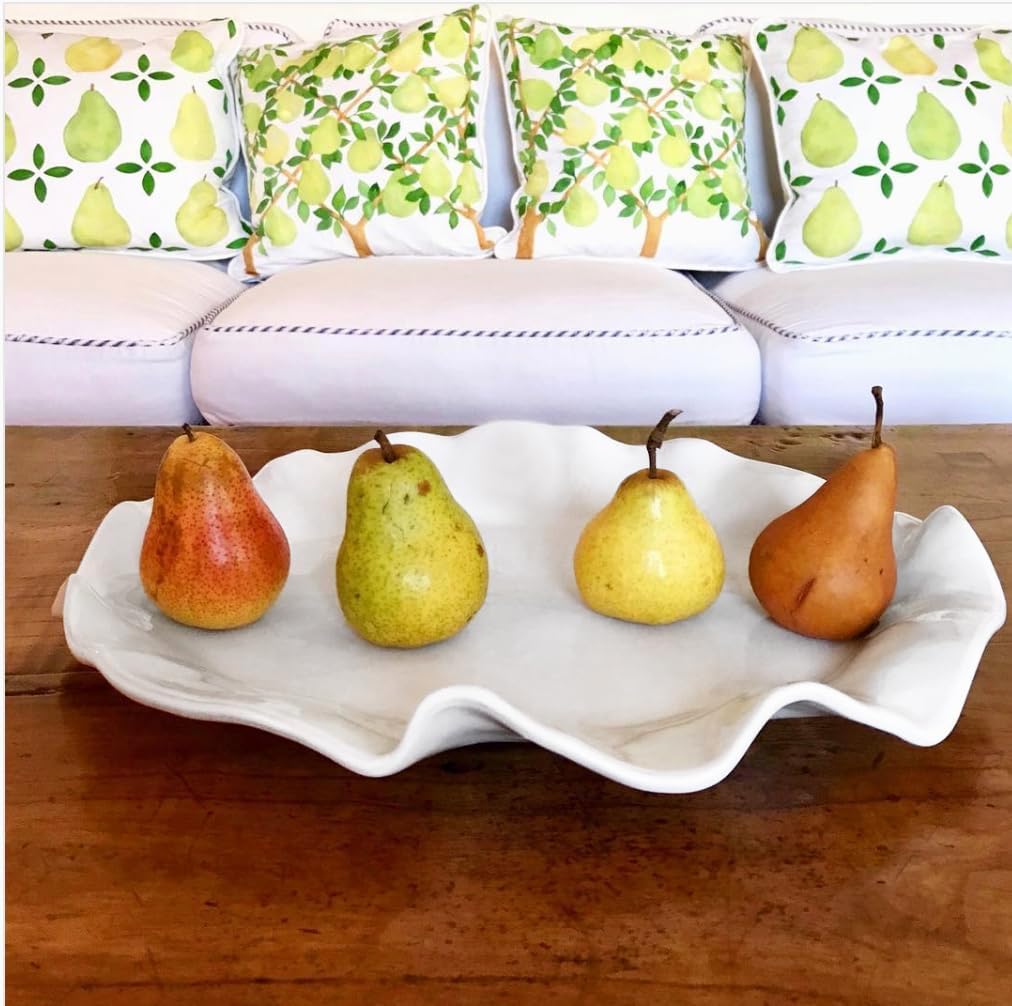 Beatriz Ball Havana Oval Platter, White