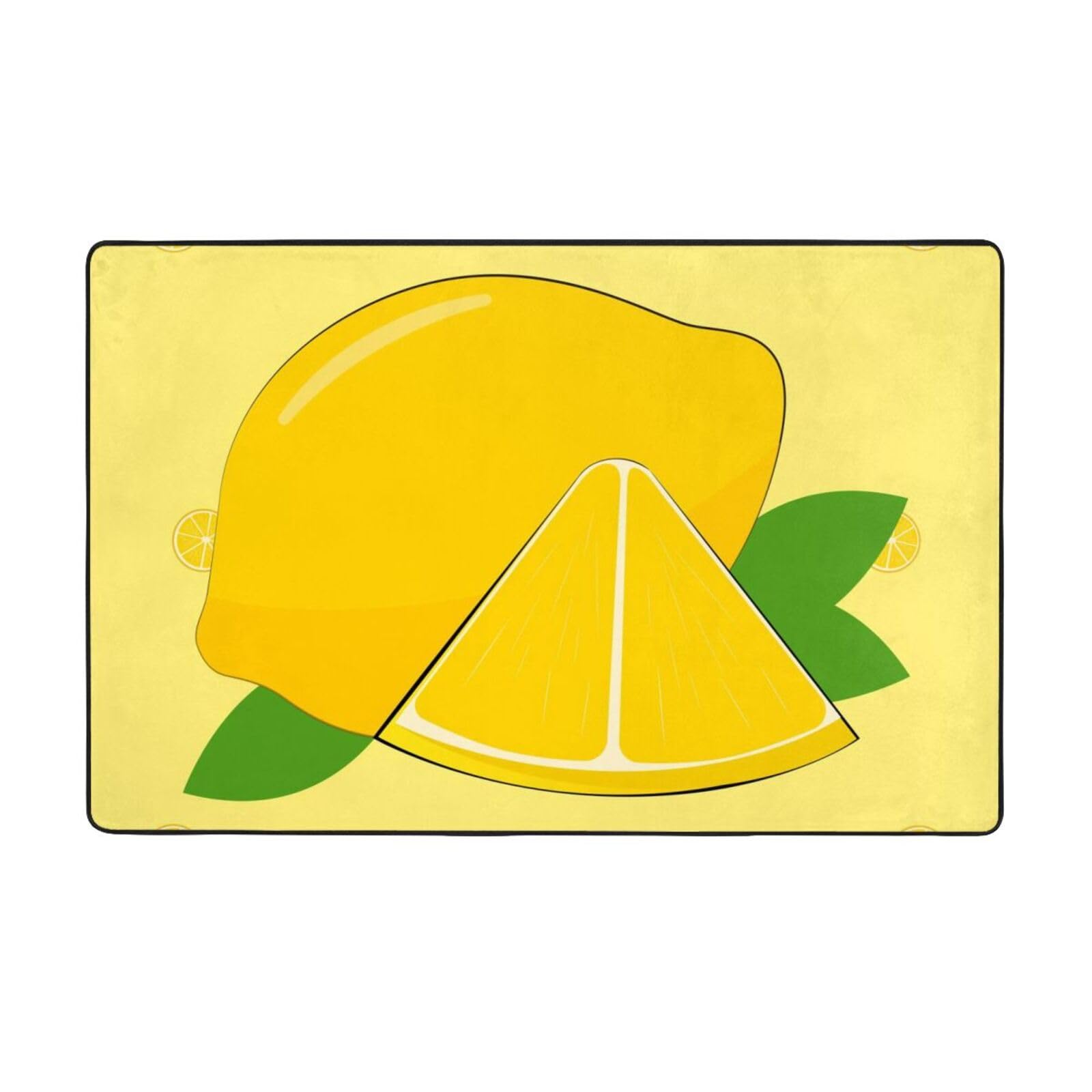 Tapis citron antidérapant et absorbant pour sécuriser votre sol