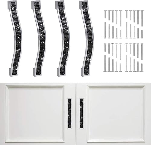 Tirador Savori para cajón, de cristal, para armario, cajón, alacena, puerta de armario, manijas modernas y cuadradas, herramientas para el hogar,