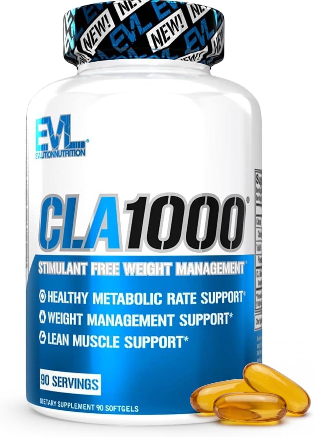 EVLution Nutrition, CLA 1000, 90 Servings