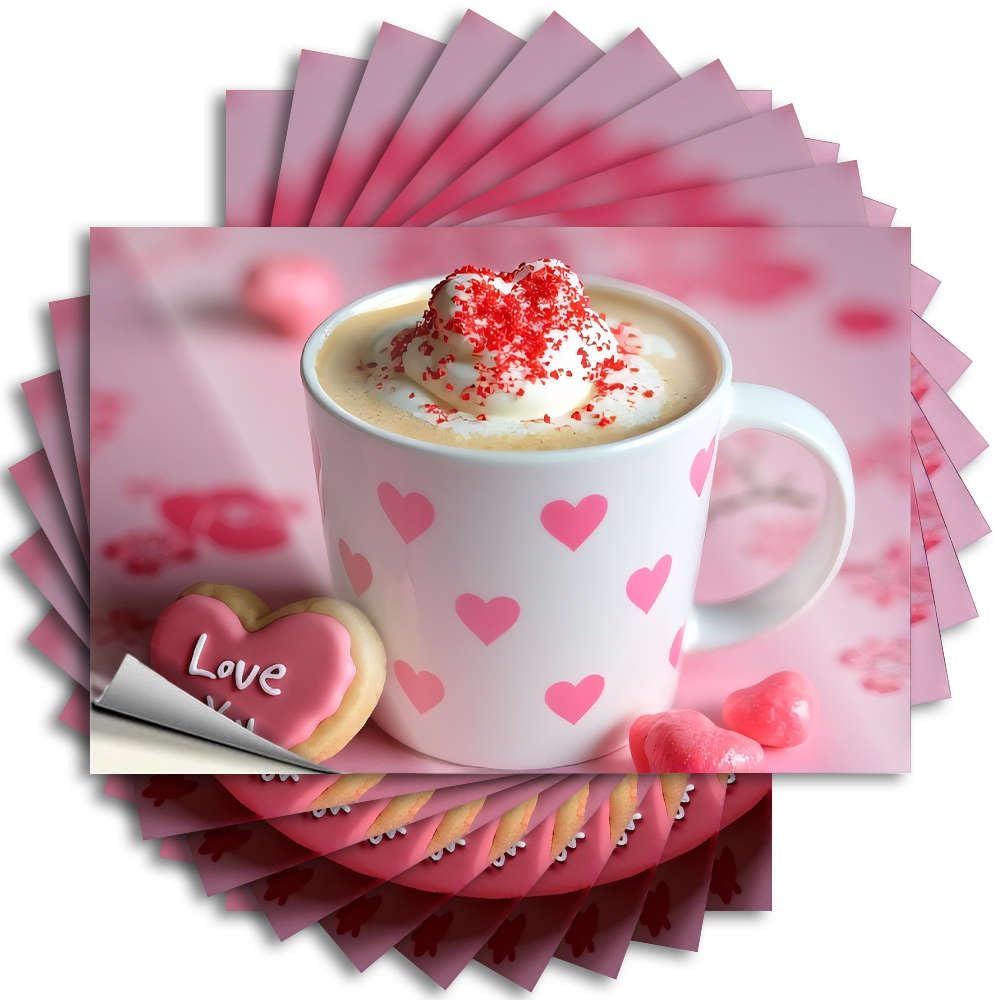 Fzfn Girls Colour Bumper Personalized Southern Door Love You Heart Cup - Scratch Resistant Stickers(12X18cm)