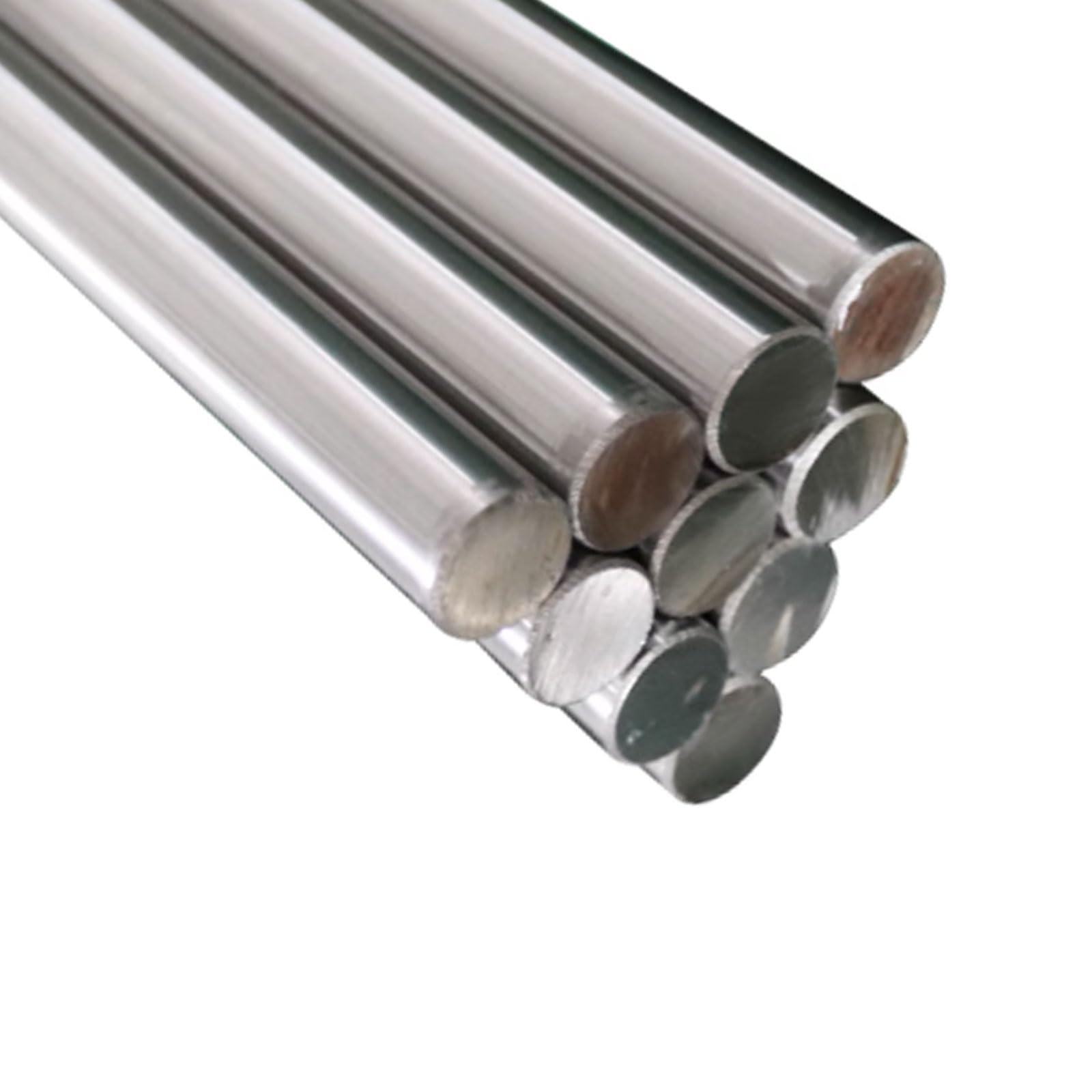 10 szt. okrągłych prętów ze stali nierdzewnej 304 o średnicy 6 mm – wytrzymałe, solidne metalowe pręty do majsterkowania, modeli samochodów i samolotów(6x300mm)