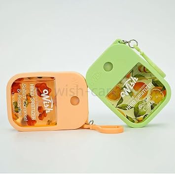 Wish Hand Sanitizer Spary Travel Size Spray 2-Pack Gift Box 1.2 FL OZ (35ML) Each,Dragonfruit, Coconut Cream, Salted Caramel, Golden Citrus, Black Plum,Sweet Guava Hydrating and Moisturizing, (2)