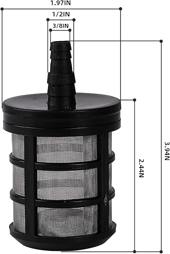 Miniatura 2 de 2 filtros de manguera doméstica, filtros de bomba de agua y filtros de cifrado de acero inoxidable son adecuados para pulverizadores, lavadoras de