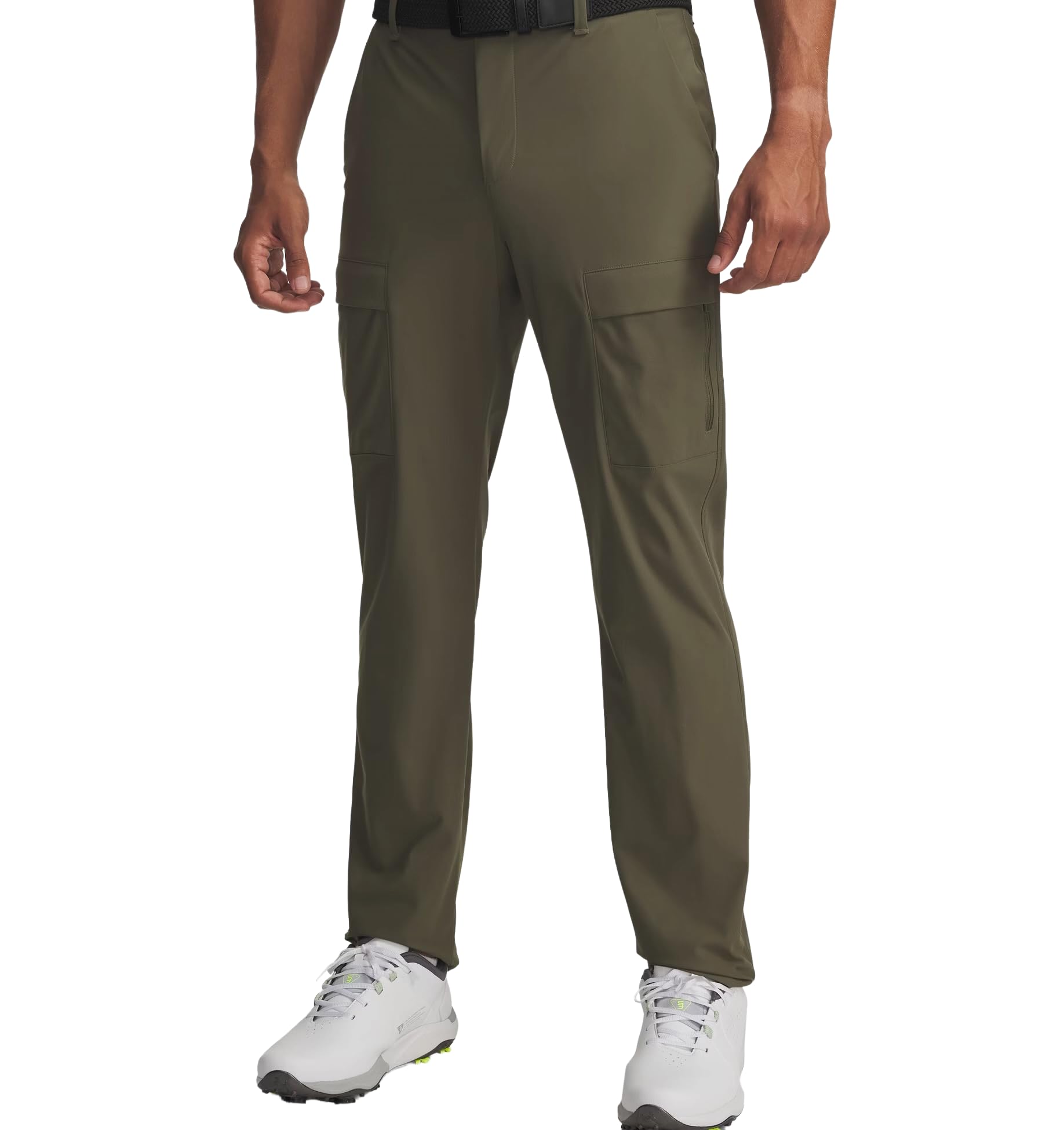 Under Armour Men's UA Drive Golf Cargo Pants, Marine OD Green/Halo Gray, 38x36