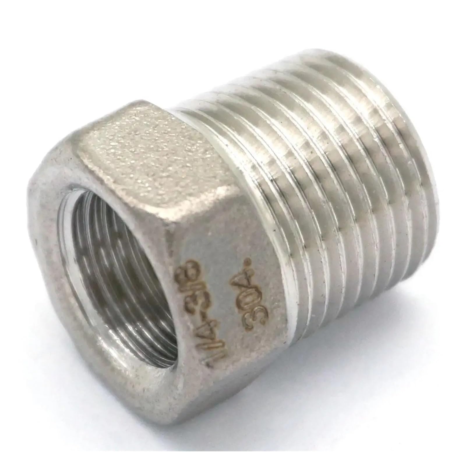 Raccord réducteur inox 304 pour stopper les fuites gaz et air 3/8 1/4