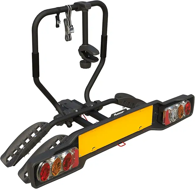 Peruzzo Portabici Gancio Traino Pieghevole per 2 Bici - Facile Montaggio