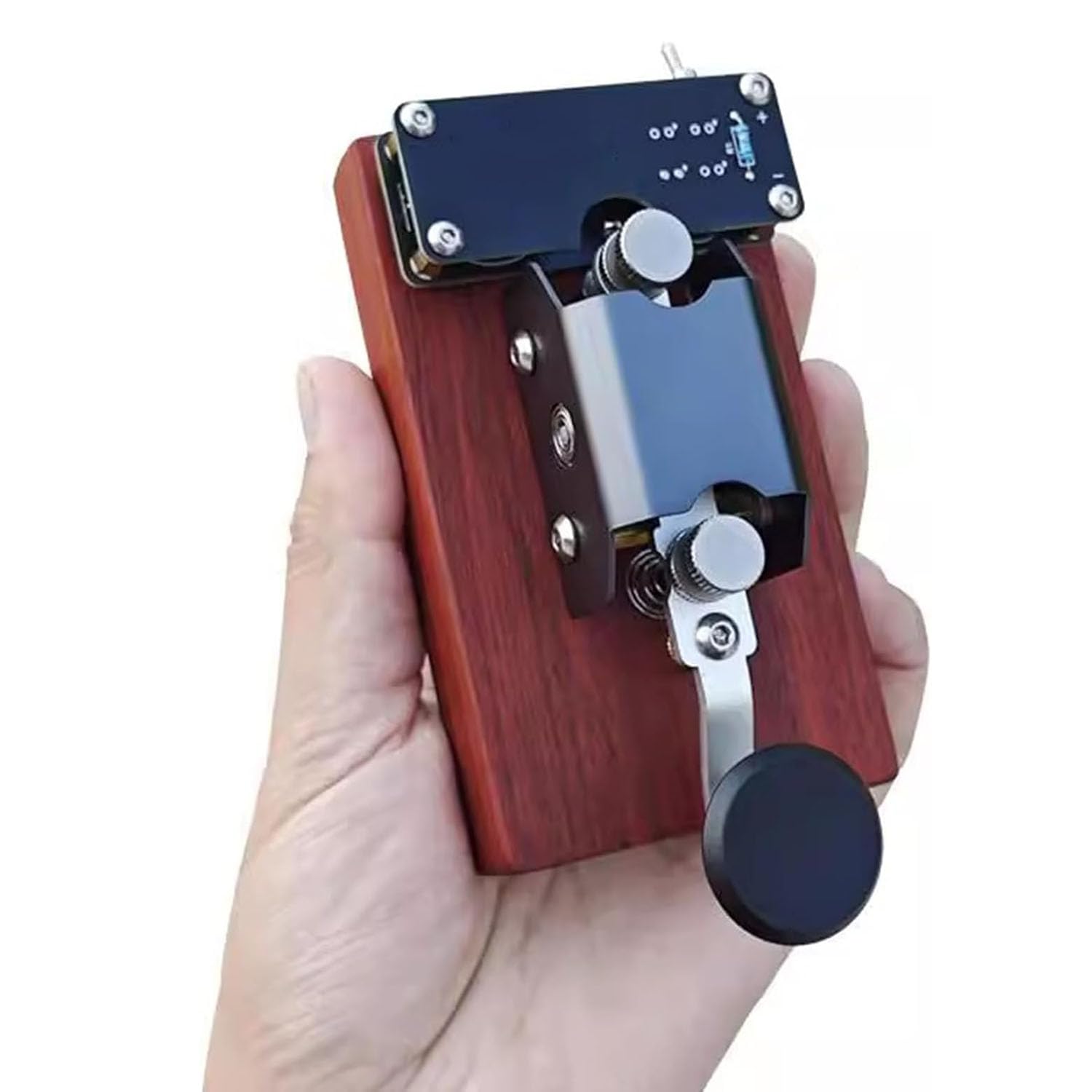 Morse Code Trainer z dźwiękiem i światłem, gniazdo 3,5 mm i brzęczyk, idealny dla początkujących i fizycznych nauczania komunikacji kodowej