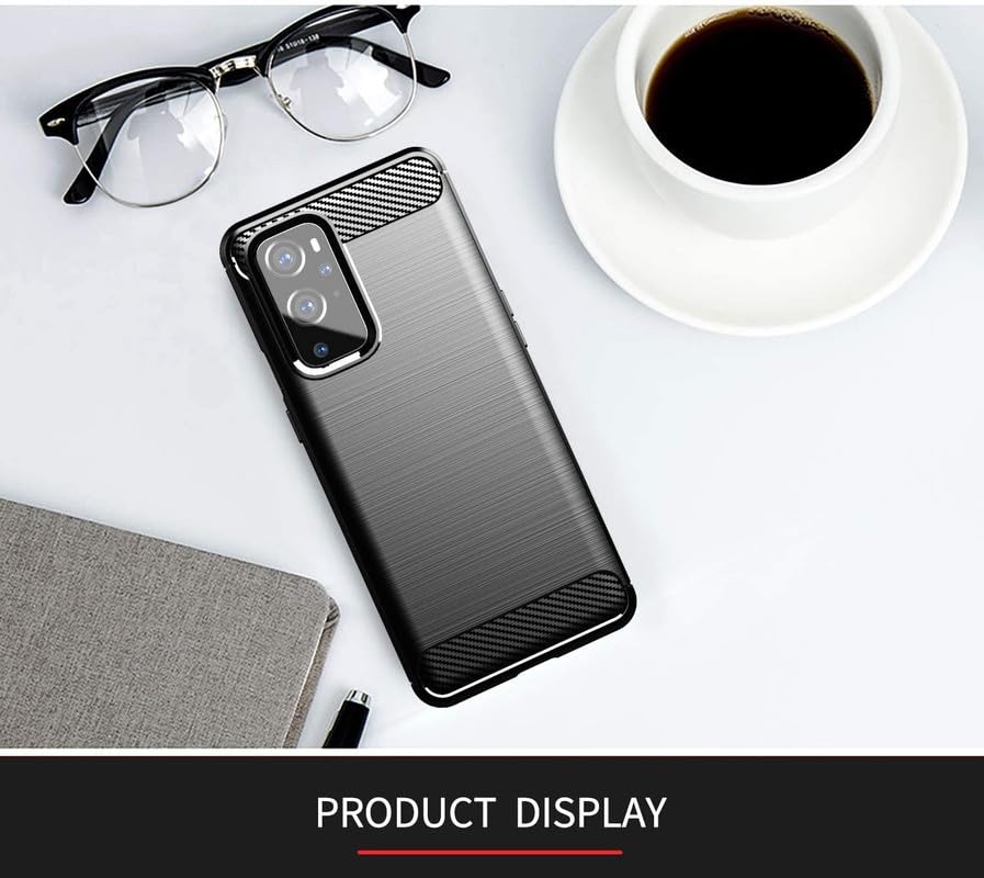 Image of Hybrid Carbon Fiber Back Case for Oneplus 9 (Black)