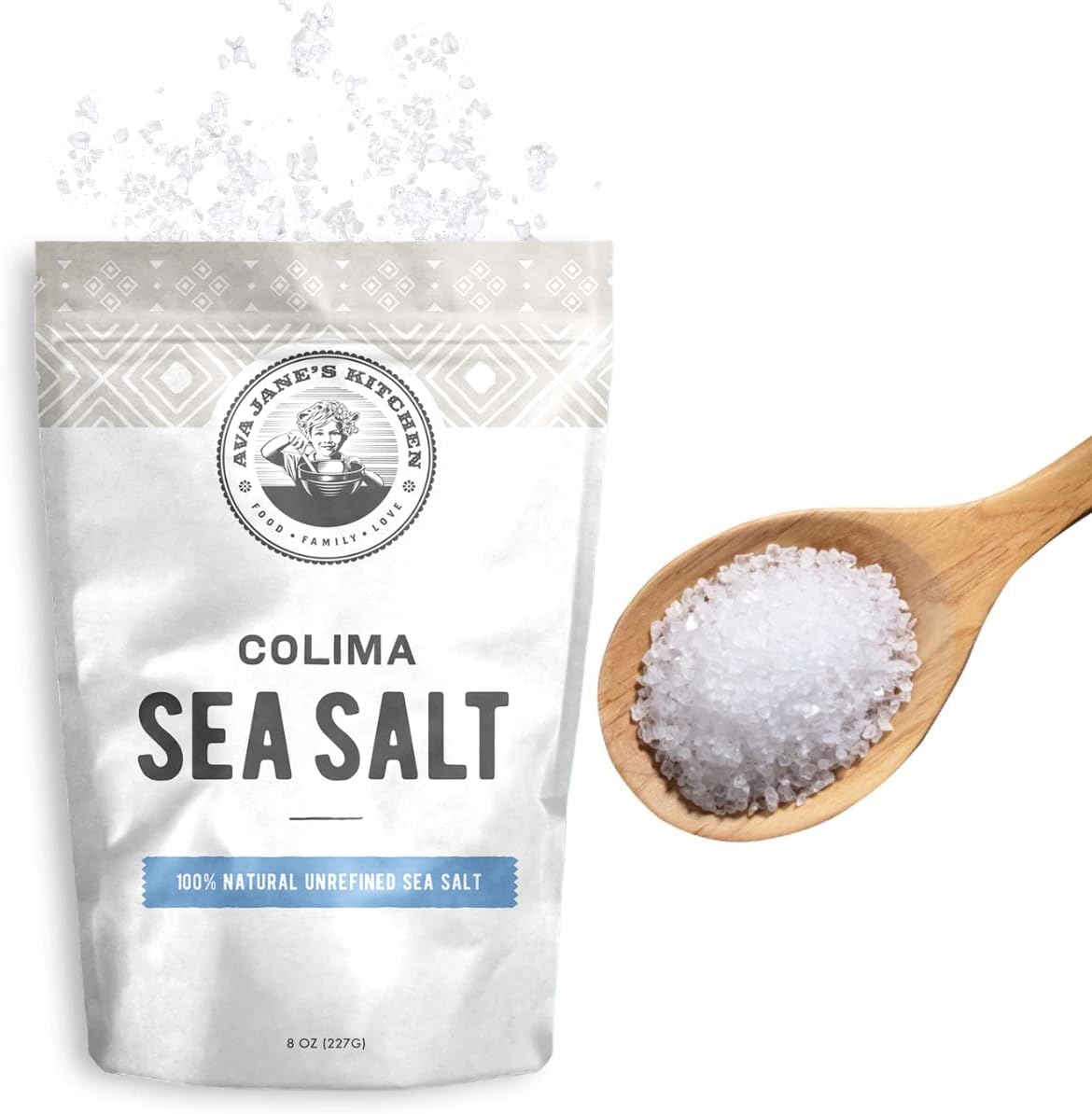 AVA JANE'S KITCHEN Colima Sea Salt 100 Natural Coarse Unrefined