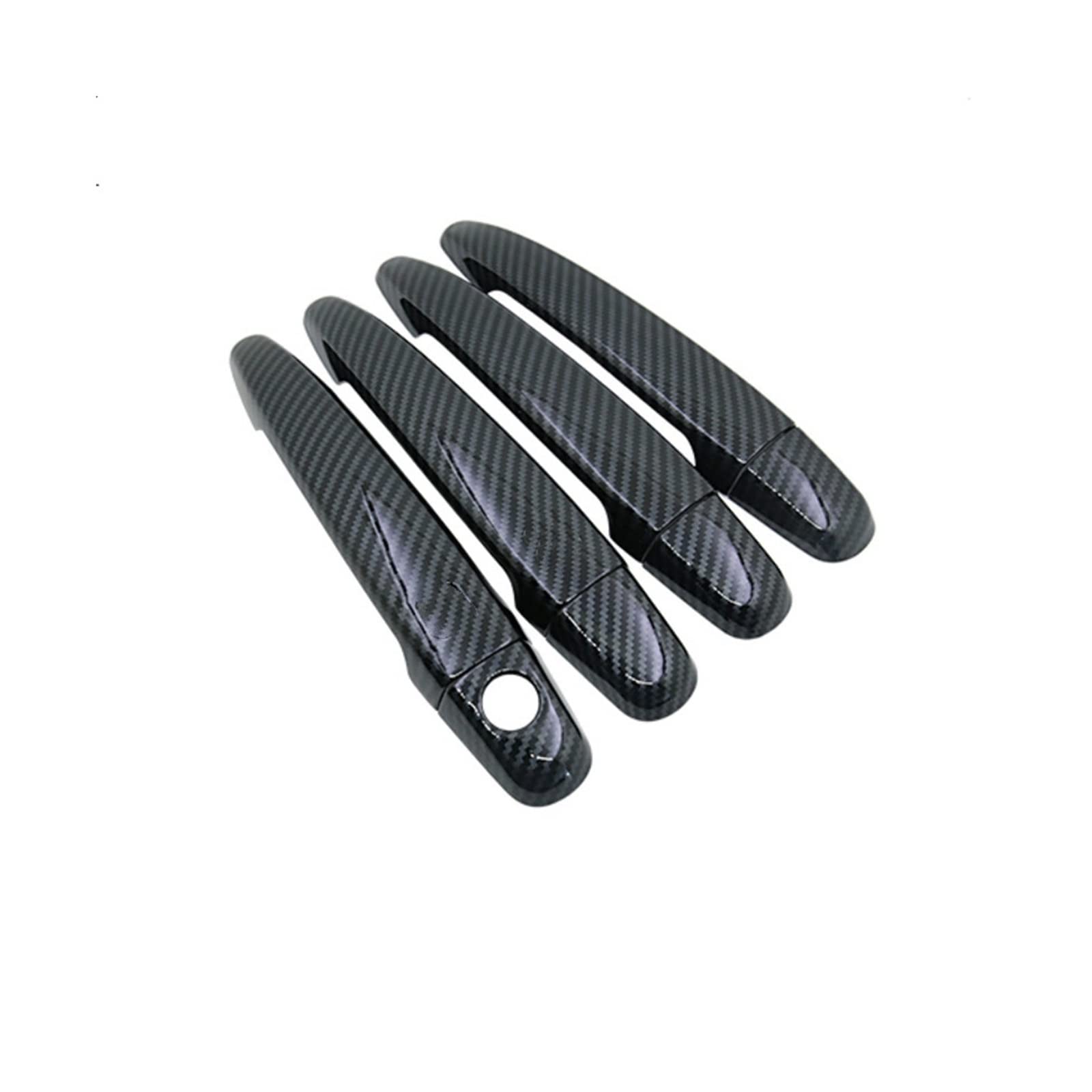 Ytdhfdgj No Button 2 Door Handle Cover Trim Sticker For Toyota For Land Cruiser For Prado 120 J120 Lc120 2003 2004 2005 2006 2007 2008 2009 (No Button 2)