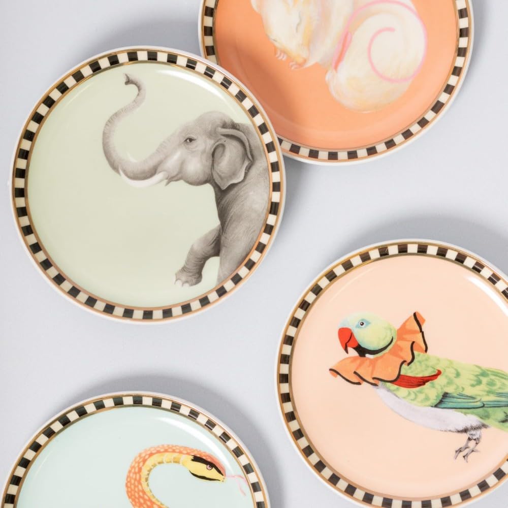 Yvonne Ellen Coaster Set Animal Coasters (Set of 4)