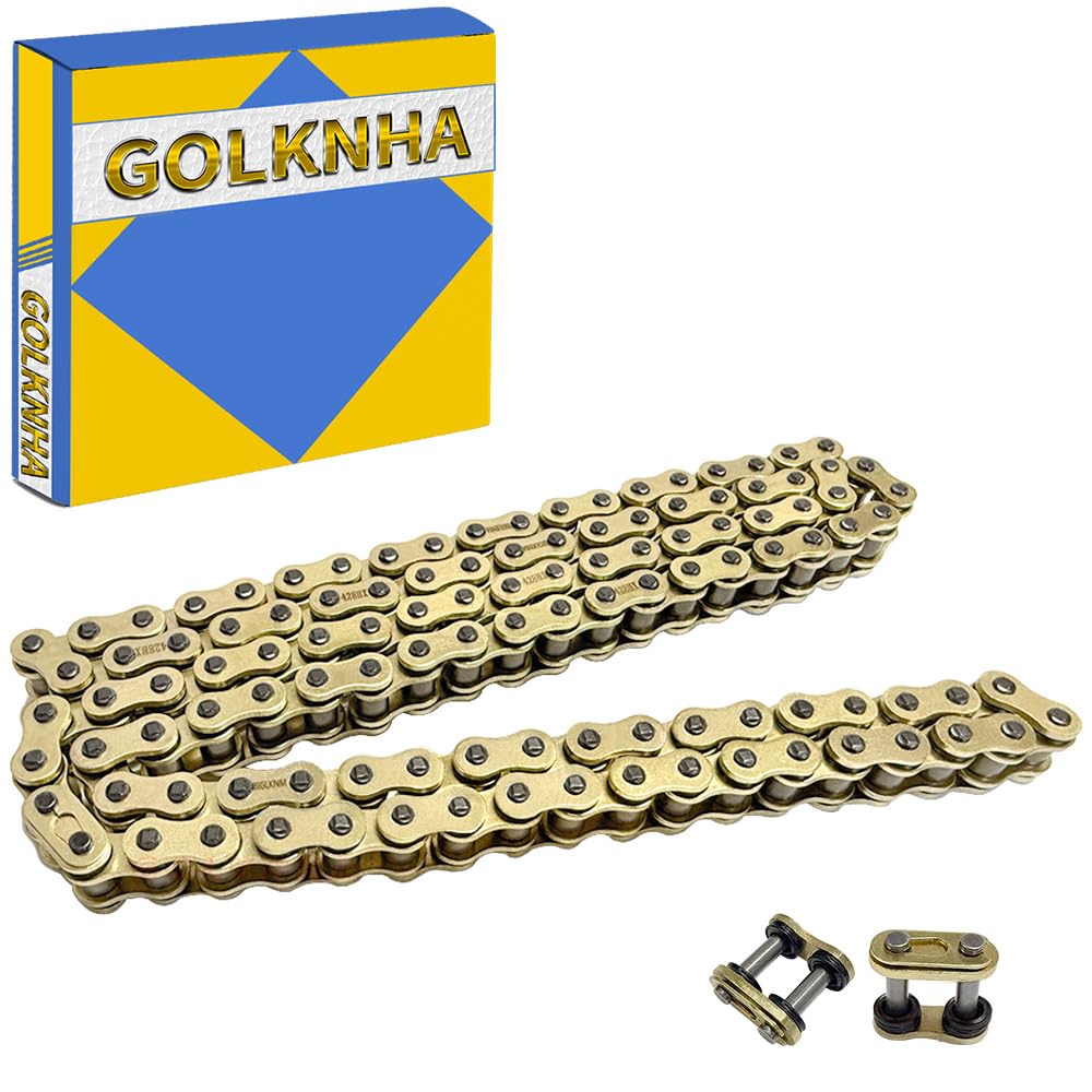 Gold 428 X-Ring Motorcycle Chain 134 Links OEM#92057-0684 27600-46911-130 — Amazon image 12