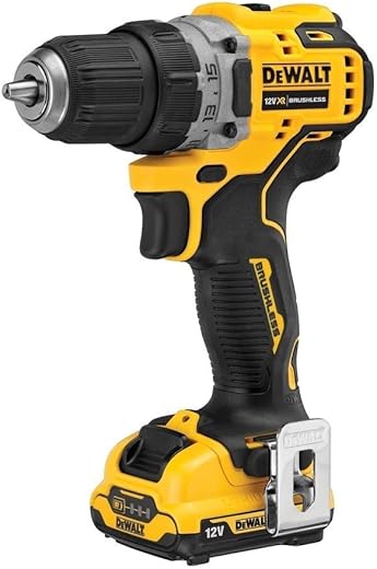 DEWALT DCD701D2-QW -Trapano Avvitatore Compatto 2 Velocità 12V Motore BRUSHLESS. DOTAZIONE: 2...