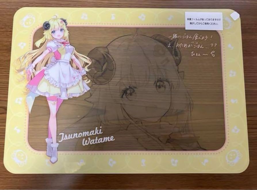 ホロライブ　ランチョンマット ホロライブ 潤羽るしあ クリアランチョンマット ホロクッキング