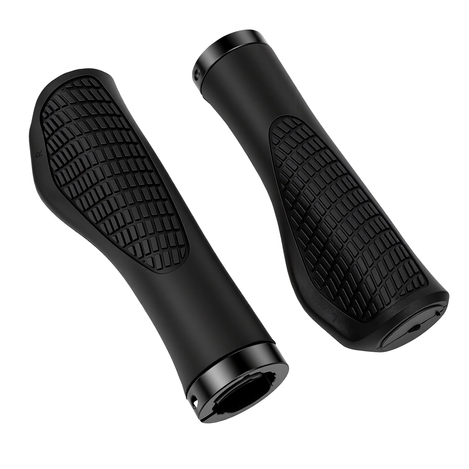 Wakects Impugnature Ergonomiche per Manubrio da Bicicletta, Impugnature per Mountain Bike in Gomma Morbida, Design Antiscivolo e Ammortizzante, Facile Installazione Elastica per il Pendolarismo su