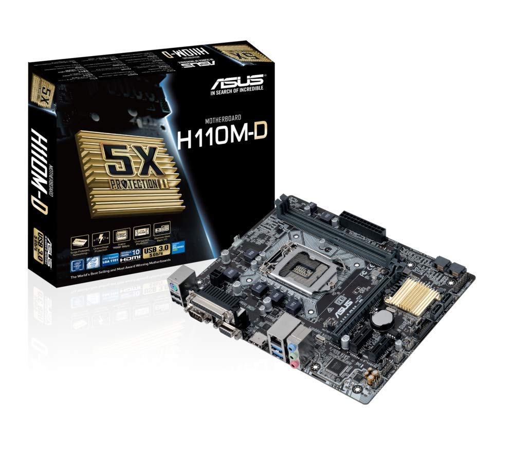 Asus H110M-D 6th Generation DDR4 Motherboard