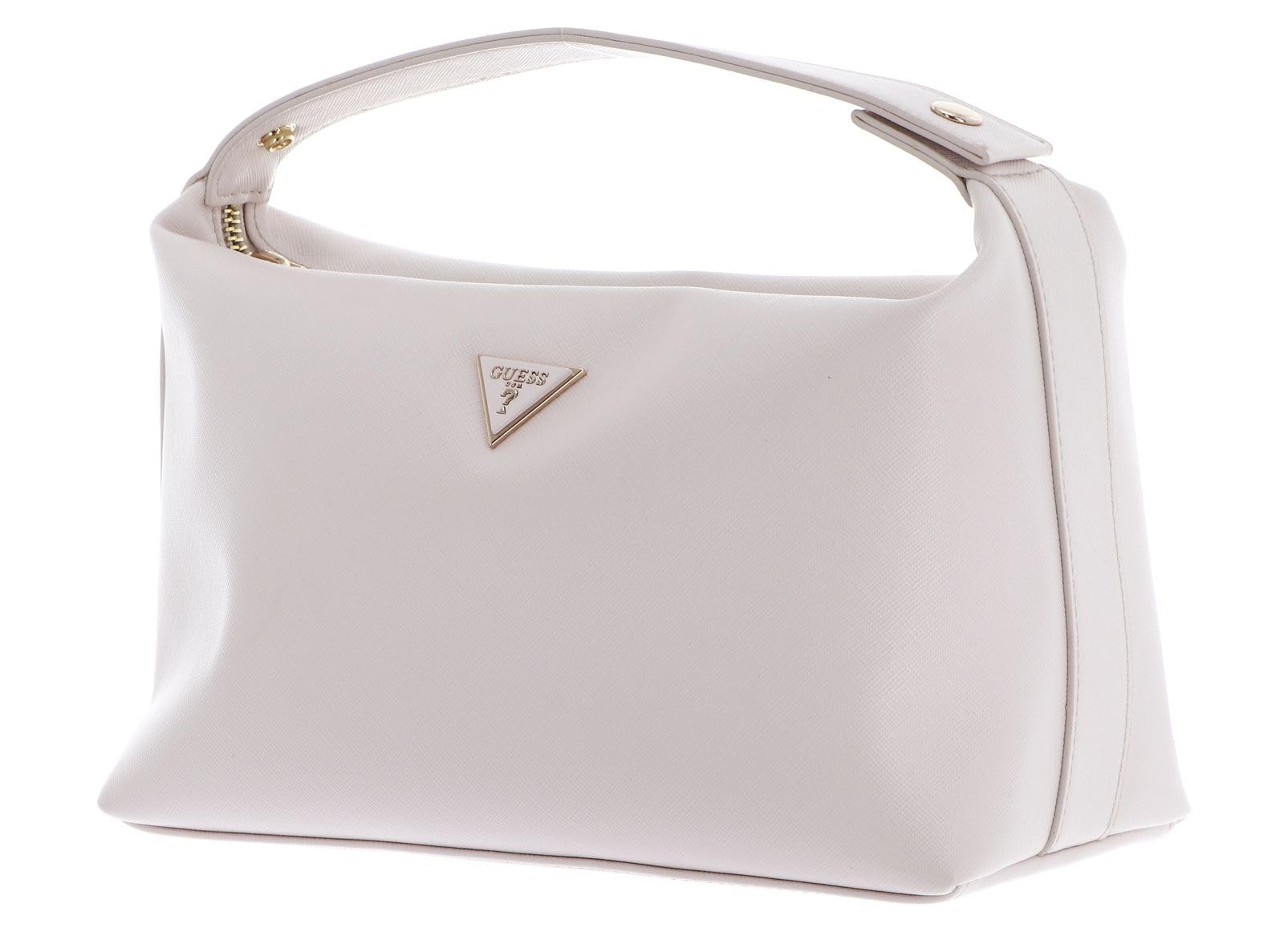 GUESS Kosmetiktasche Strap Beauty Case Stone Creme