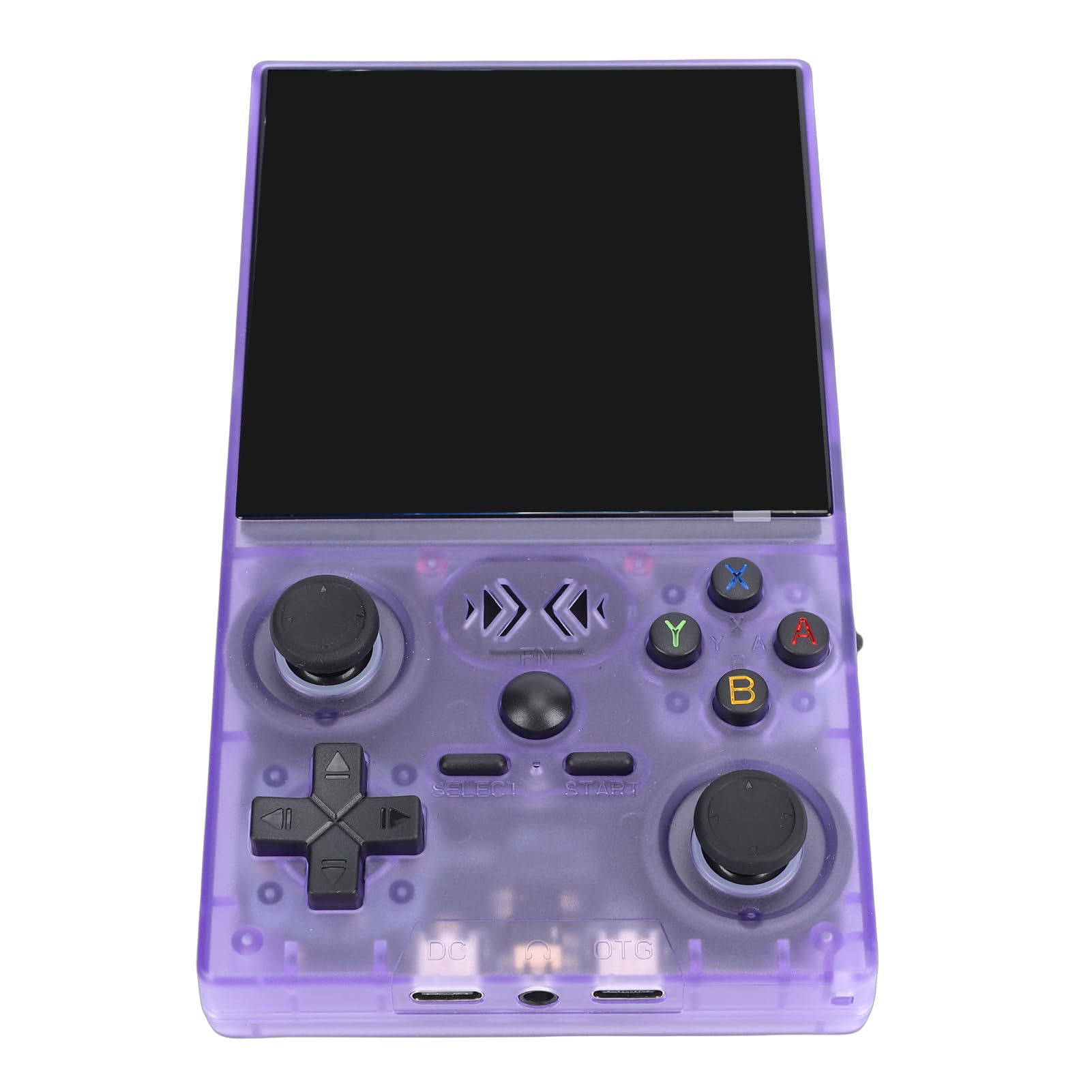 Console di Gioco Portatile, Schermo HD da 4 Pollici con Chip di Gioco RK3326, Supporto per Open Source, Emulazione di Giochi Multisistema (PURPLE)