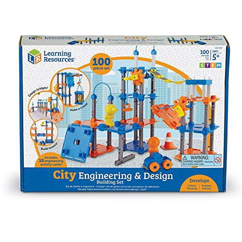 Image of Learning Resources City Engineering and Design Building Set, 100 Pieces